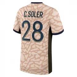 Paris Saint-Germain PSG Fußballtrikots C. Soler #28 2024-25 Fourthtrikot Herren