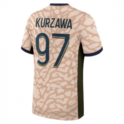 Paris Saint-Germain PSG Fußballtrikots Kurzawa #97 2024-25 Fourthtrikot Herren