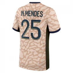 Paris Saint-Germain PSG Fußballtrikots N. Mendes #25 2024-25 Fourthtrikot Herren