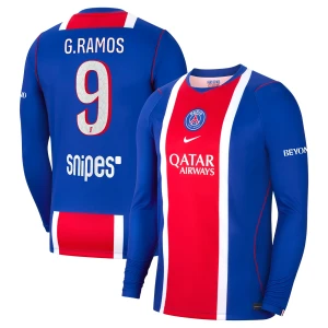Paris Saint-Germain PSG G.Ramos #9 Fußballtrikot 2026-27 Heimtrikot Herren Langarm