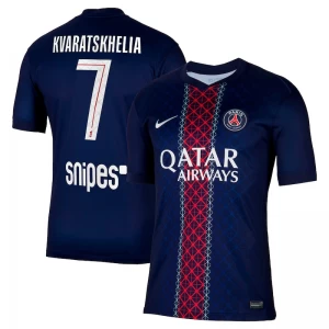 Paris Saint-Germain PSG Khvicha Kvaratskhelia #7 Fußballtrikot 2025-26 Heimtrikot Herren