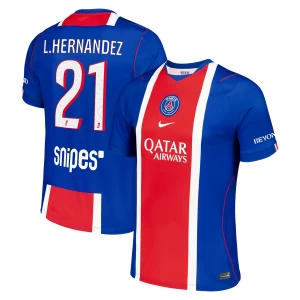 Paris Saint-Germain PSG L.Hernandez #21 Fußballtrikot 2026-27 Heimtrikot Herren