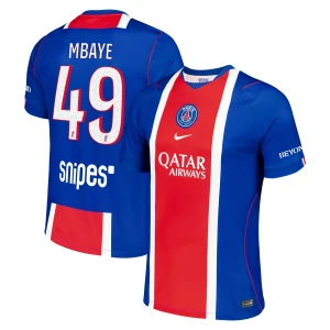 Paris Saint-Germain PSG Mbaye #49 Fußballtrikot 2026-27 Heimtrikot Herren