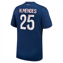Paris Saint-Germain PSG N.Mendes #25 Fußballtrikot 2024-25 Heimtrikot Herren
