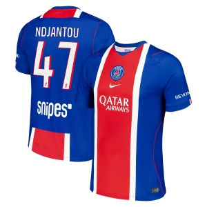 Paris Saint-Germain PSG Ndjantou #47 Fußballtrikot 2026-27 Heimtrikot Herren