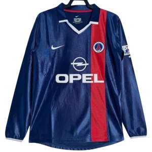 Paris Saint-Germain PSG Retro Trikot 2001-02 Heim Herren Langarm