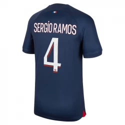 Paris Saint-Germain PSG Sergio Ramos #4 Fußballtrikots 2023-24 Heimtrikot Herren