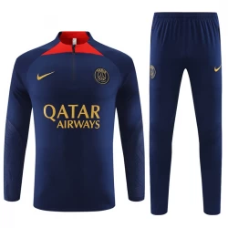 Paris Saint-Germain PSG Trainingsanzüge Sweatshirt 2023-24 Blau