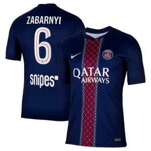 Paris Saint-Germain PSG Zabarnyi #6 Fußballtrikot 2025-26 Heimtrikot Herren