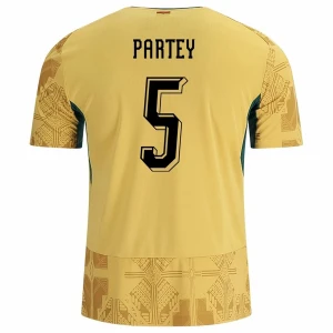 Partey #5 Ghana Fußballtrikot WM 2026 Auswärtstrikot Herren