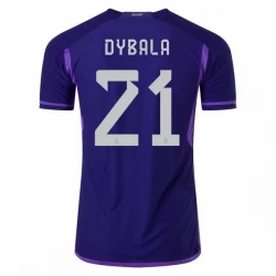 Paulo Dybala #21 Argentinien Fußballtrikots WM 2022 Auswärtstrikot Herren