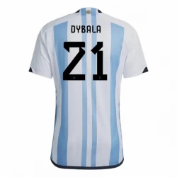 Paulo Dybala #21 Argentinien Fußballtrikots WM 2022 Heimtrikot Herren