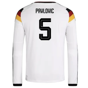 Pavlovic #5 Deutschland Fußballtrikot WM 2026 Heimtrikot Herren Langarm