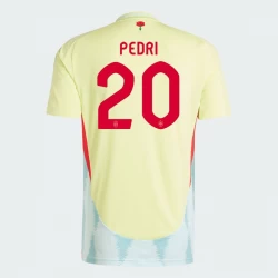 Pedri #20 Spanien Fußballtrikot EM 2024 Auswärtstrikot Herren