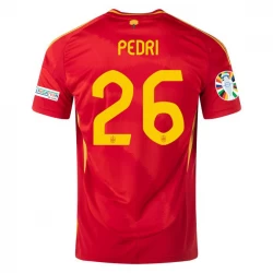 Pedri #26 Spanien Fußballtrikots EM 2024 Heimtrikot Herren
