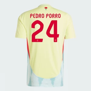 Pedro Porro #24 Spanien Fußballtrikot EM 2024 Auswärtstrikot Herren