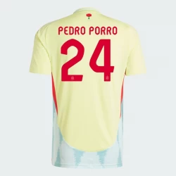 Pedro Porro #24 Spanien Fußballtrikots EM 2024 Auswärtstrikot Herren