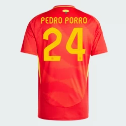 Pedro Porro #24 Spanien Fußballtrikots EM 2024 Heimtrikot Herren