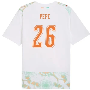Pepe #26 Elfenbeinküste Fußballtrikot WM 2026 Auswärtstrikot Herren
