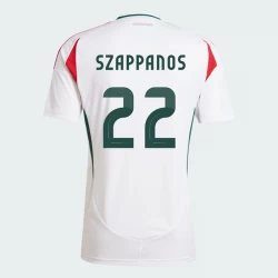 Peter Szappanos #17 Ungarn Fußballtrikots EM 2024 Auswärtstrikot Herren