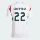 Peter Szappanos #17 Ungarn Fußballtrikots EM 2024 Auswärtstrikot Herren
