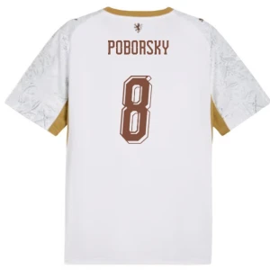 Poborsky #8 Tschechien Fußballtrikot WM 2026 Auswärtstrikot Herren