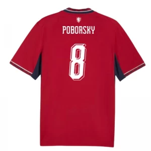Poborsky #8 Tschechien Fußballtrikot WM 2026 Heimtrikot Herren