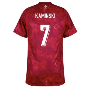 Polen Fußballtrikot 2026 Kaminski #7 Auswärtstrikot Herren