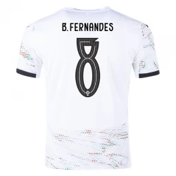 Portugal Fußballtrikot 2025 Bruno Fernandes #8 Auswärtstrikot Herren
