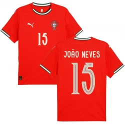 Portugal Joao Neves #15 Fußballtrikot 2025 Heimtrikot Herren