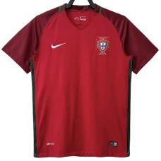 Portugal UEFA Euro Retro Trikot 2016 Heim Herren