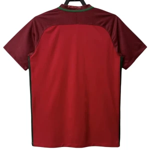 Portugal UEFA Euro Retro Trikot 2016 Heim Herren