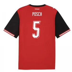 Posch #5 Österreich Fußballtrikot WM 2026 Heimtrikot Herren