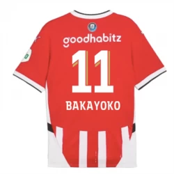 PSV Eindhoven Bakayoko #11 Fußballtrikot 2024-25 Heimtrikot Herren