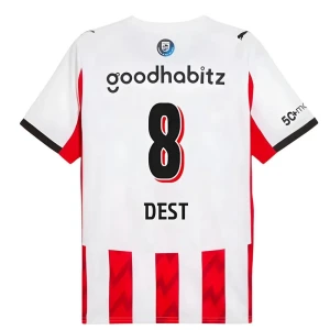PSV Eindhoven Dest #8 Fußballtrikot 2025-26 Heimtrikot Herren