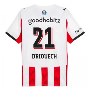 PSV Eindhoven Driouech #21 Fußballtrikot 2025-26 Heimtrikot Herren