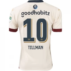 PSV Eindhoven Fußballtrikot 2023-24 Tillman #10 Auswärtstrikot Herren