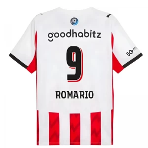 PSV Eindhoven Romario #9 Fußballtrikot 2025-26 Heimtrikot Herren