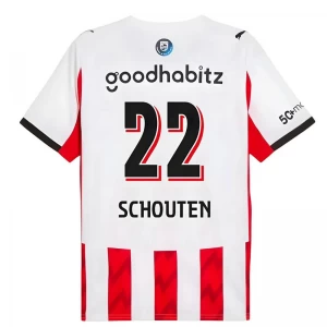 PSV Eindhoven Schouten #22 Fußballtrikot 2025-26 Heimtrikot Herren