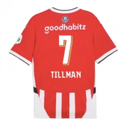 PSV Eindhoven Tillman #7 Fußballtrikot 2024-25 Heimtrikot Herren