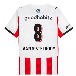 PSV Eindhoven Van Nistelrooy #8 Fußballtrikot 2025-26 Heimtrikot Herren