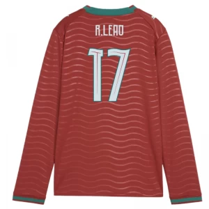 R. Leao #17 Portugal Fußballtrikot WM 2026 Heimtrikot Herren Langarm