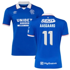 Rangers FC Aasgaard #11 Fußballtrikot 2025-26 Heimtrikot Herren