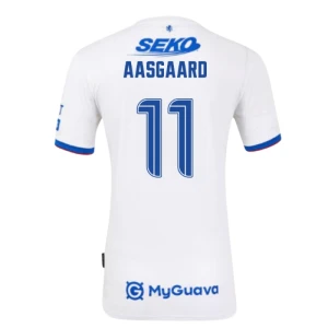 Rangers FC Fußballtrikot 2025-26 Aasgaard #11 Auswärtstrikot Herren