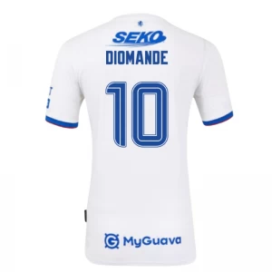 Rangers FC Fußballtrikot 2025-26 Diomande #10 Auswärtstrikot Herren