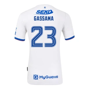 Rangers FC Fußballtrikot 2025-26 Gassama #23 Auswärtstrikot Herren