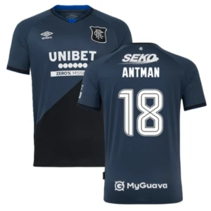 Rangers FC Fußballtrikot Antman #18 2025-26 Ausweichtrikot Herren