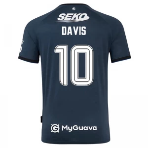 Rangers FC Fußballtrikot Davis #10 2025-26 Ausweichtrikot Herren