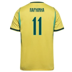 Raphinha #11 Brasilien Fußballtrikot WM 2026 Heimtrikot Herren