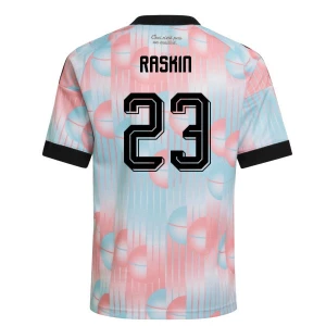 Raskin #23 Belgien Fußballtrikot WM 2026 Auswärtstrikot Herren